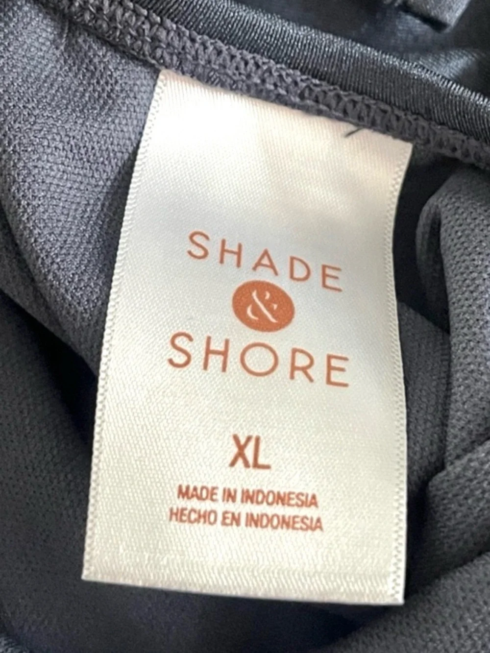 Shade & Shore Women’s Black Ruched Plunge One-Piece V Neck Swimsuit Size XL NWT - Picture 15 of 16